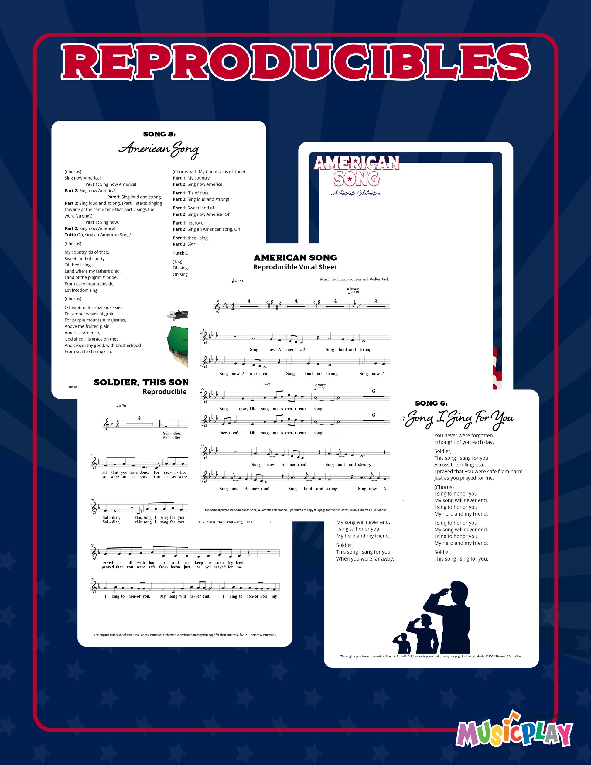 American Song Reproducibles Sample