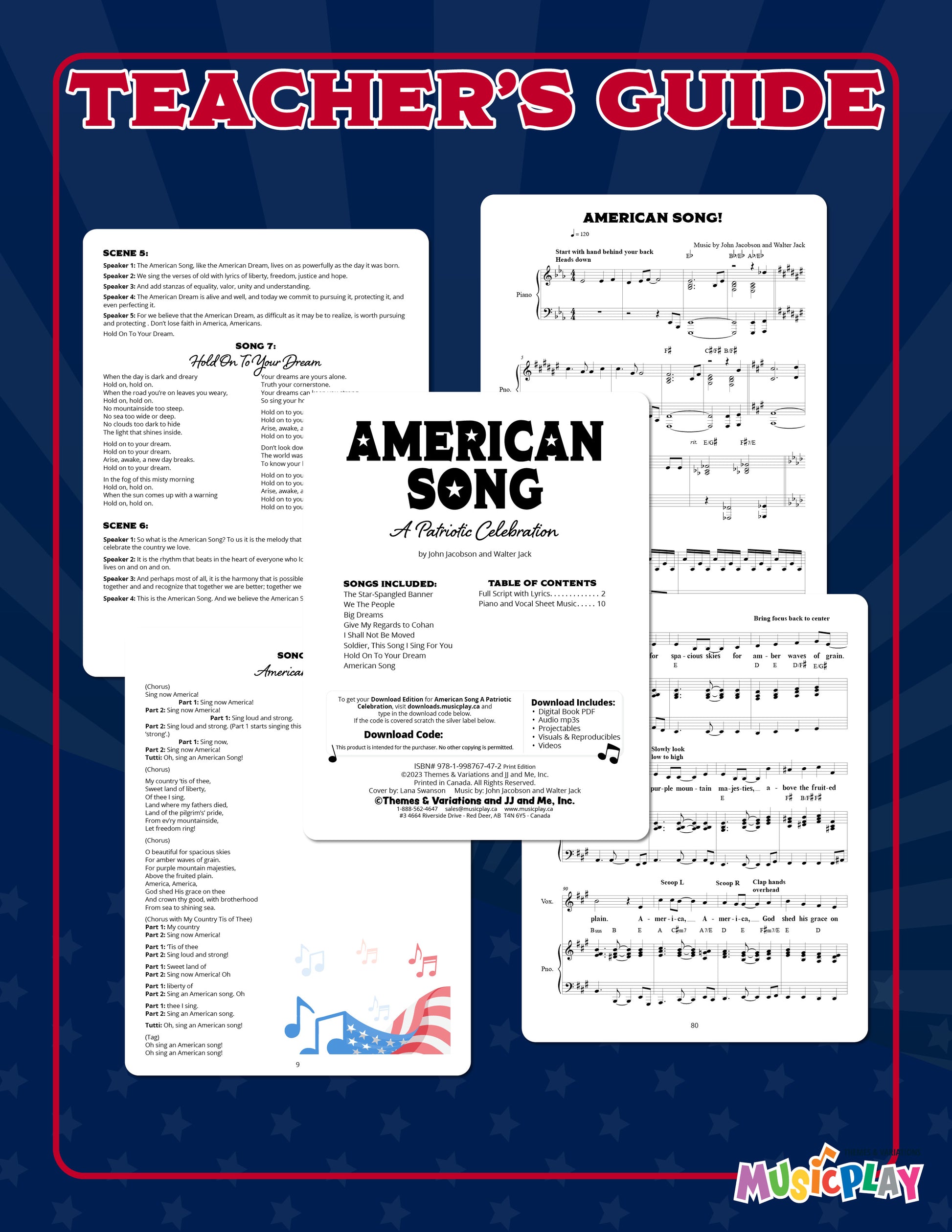 American Song Teacher's Guide Sample