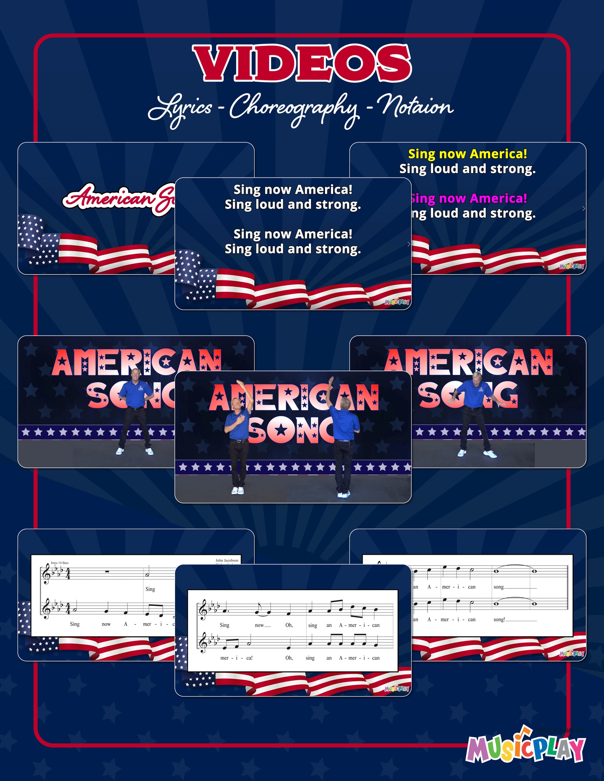 American Song Video Sample