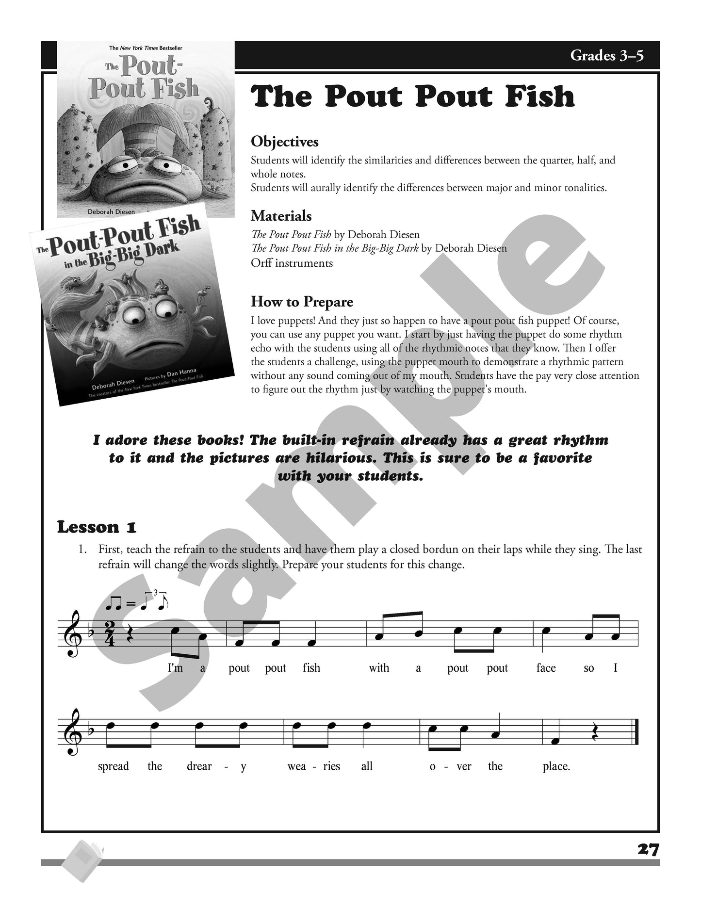 Awesome Books with Musical Hooks