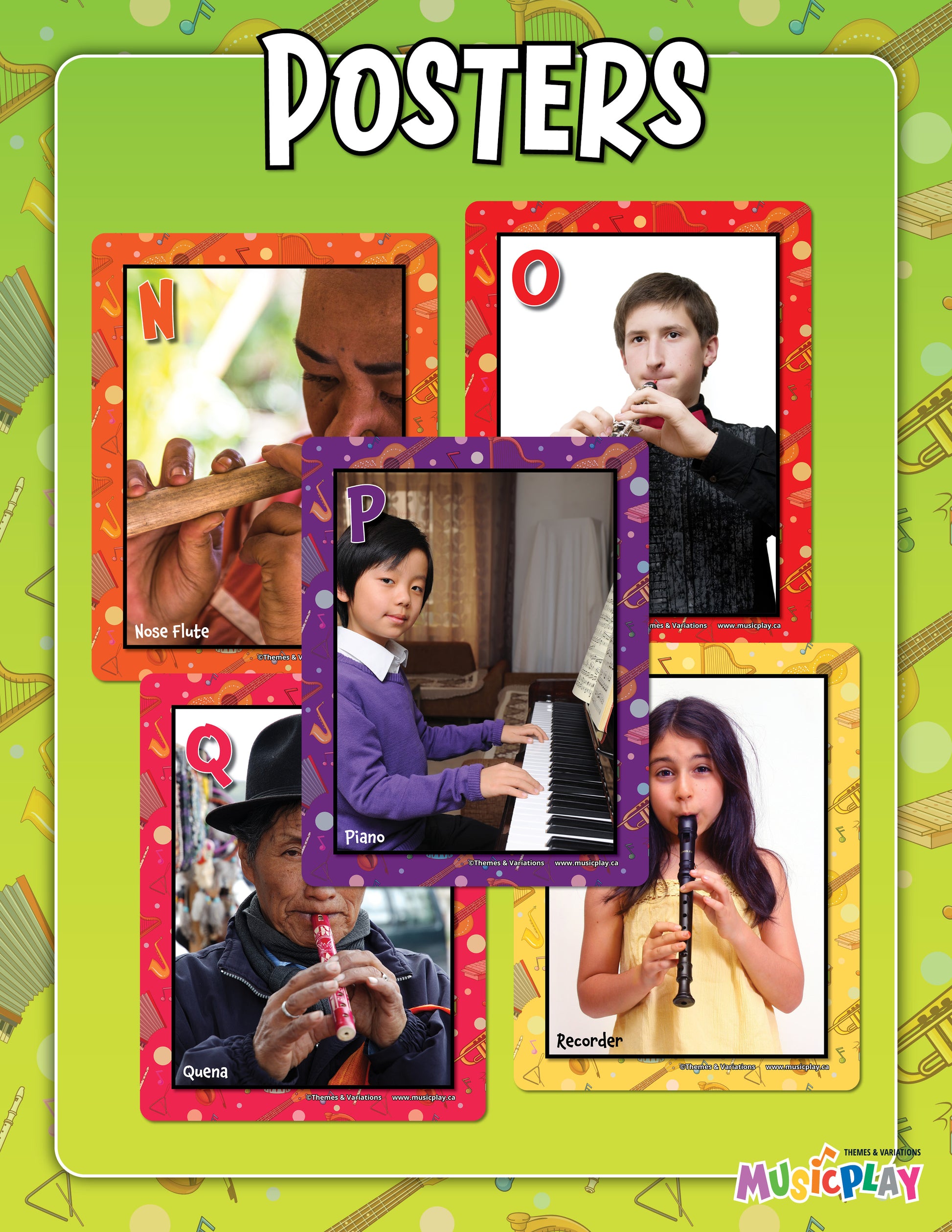 Instrument Alphabet Poster Sample 4