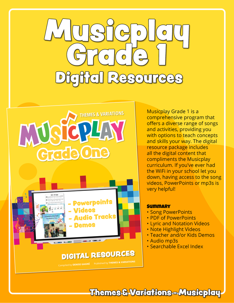 Musicplay Grade 1 Digital Resources