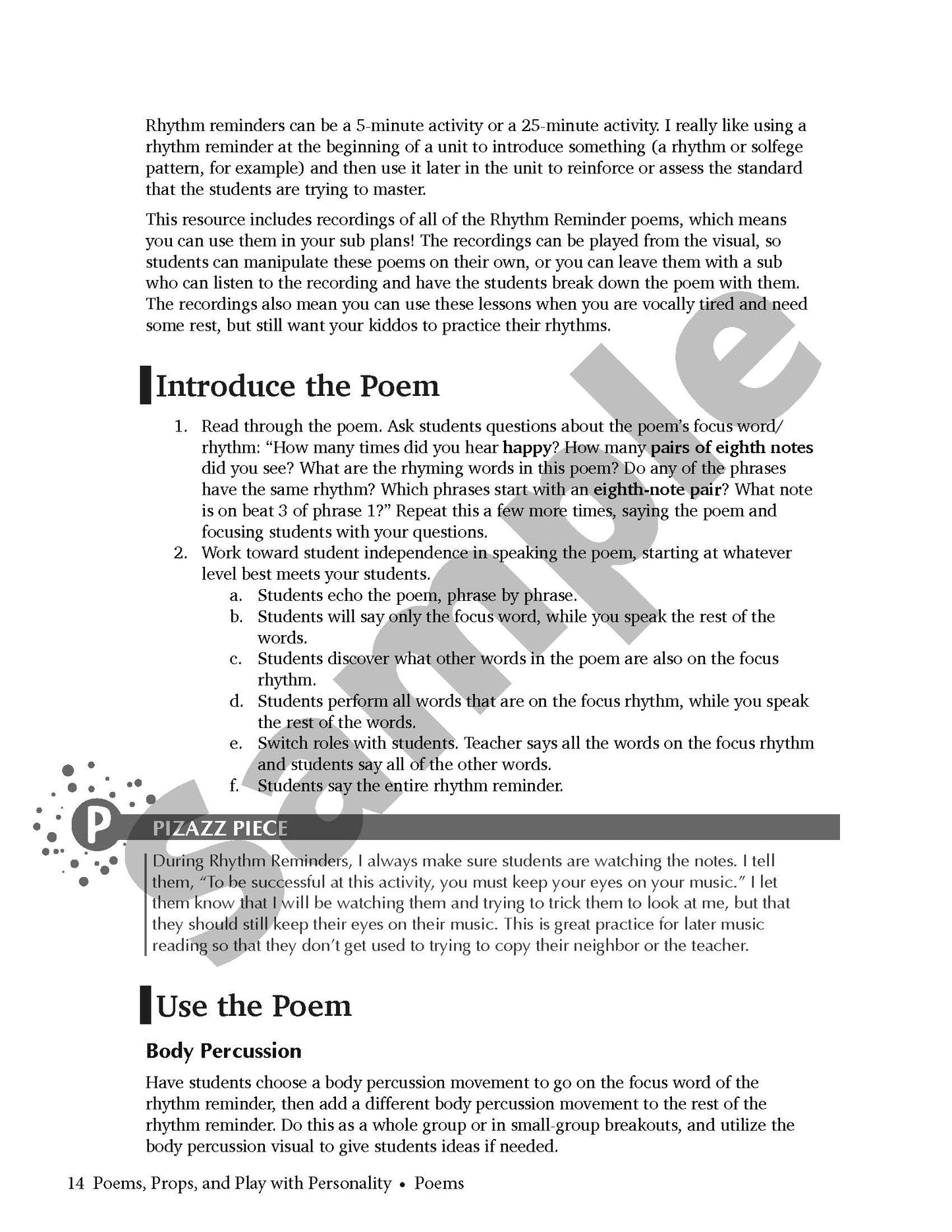 Poems, Props, & Plays with Personality