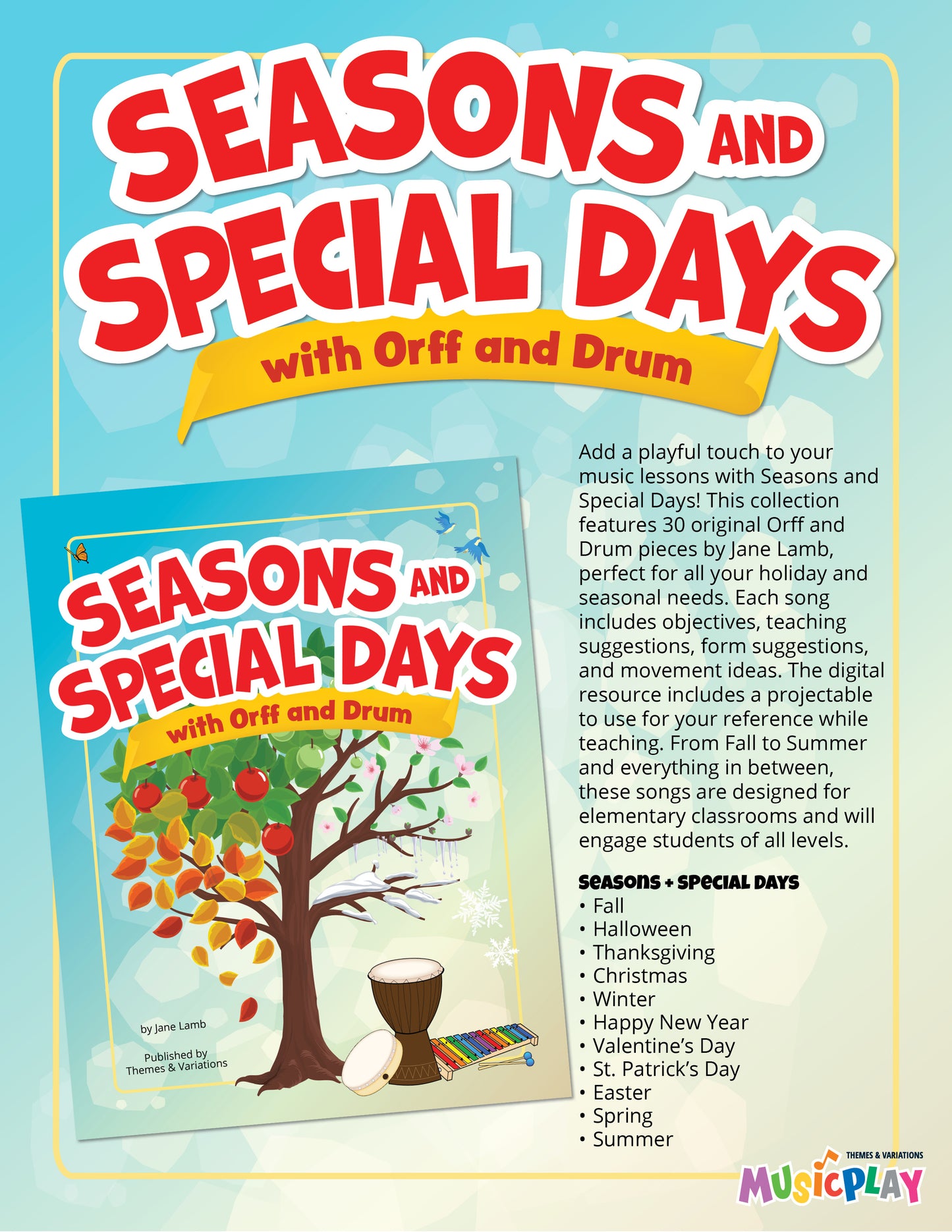 Seasons and Special Days with Orff and Drum