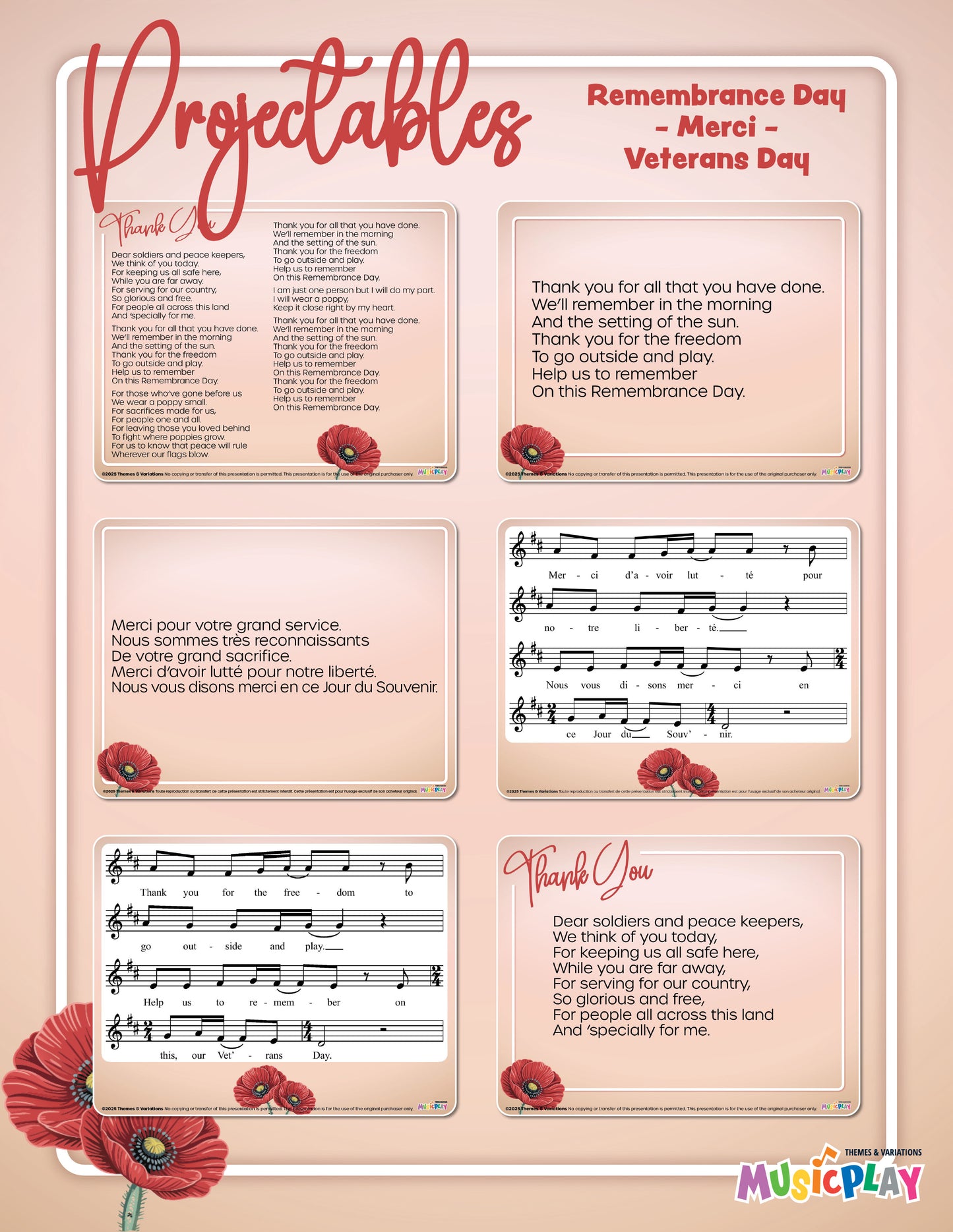 Thank You Single Song Kit