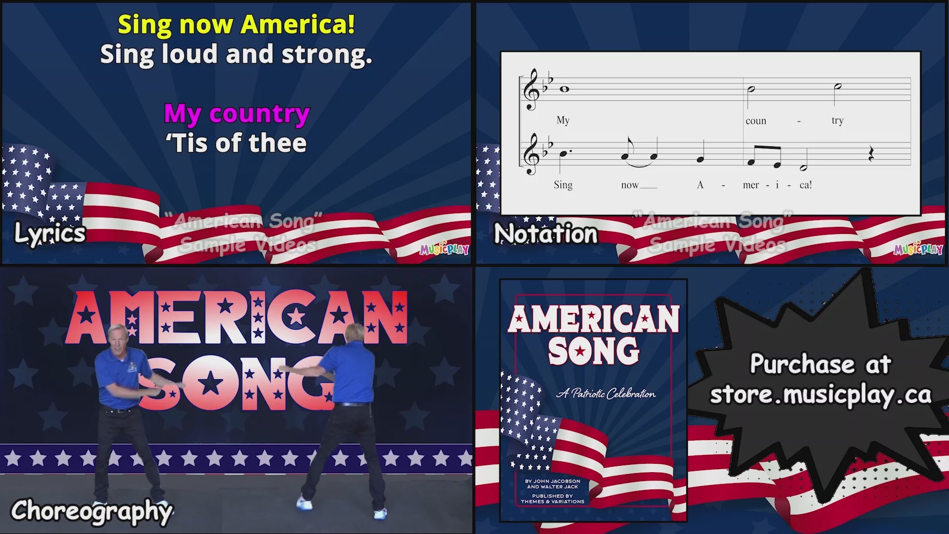 American Song Video Sample