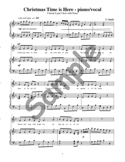 Christmas Time is Here Single Song Kit Download