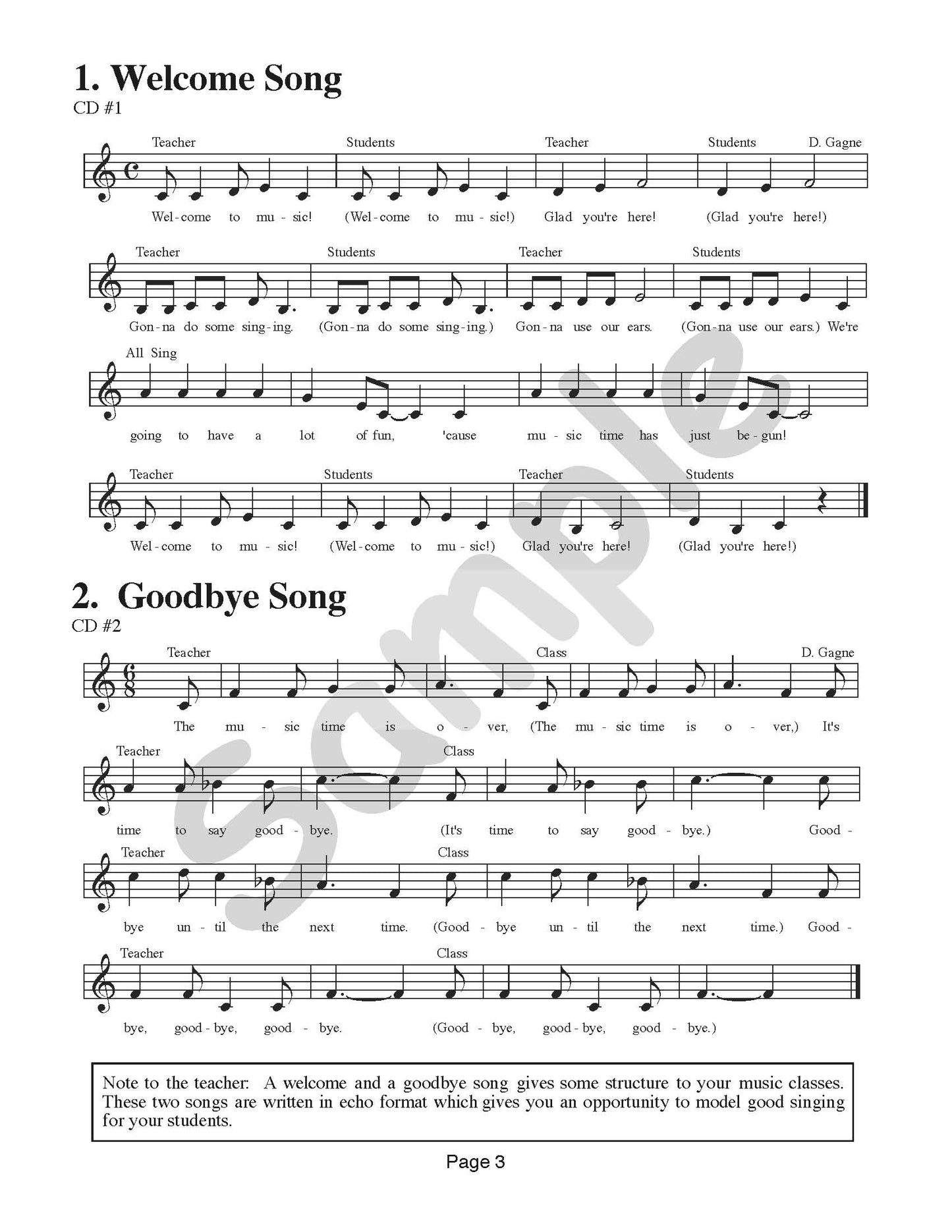 Sing and Play on Special Days