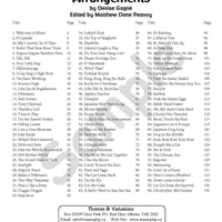 Sample page: The table of contents for Musicplay Grade 2 Guitar and Ukulele Accompaniments