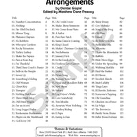 Sample page: The table of contents for Musicplay for Grade 3 Guitar and Ukulele Accompaniments