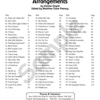 Sample page: The table of contents for Musicplay for Grade 4 Guitar and Ukulele Accompaniments