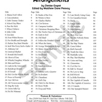 Sample page: The table of contents for Musicplay Grade 5 Guitar and Ukulele Accompaniments