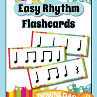 Easy Rhythm Flashcards