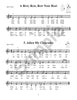 Sample page: Sheet music and lyrics for songs in Easy Ukulele Songs Student Book