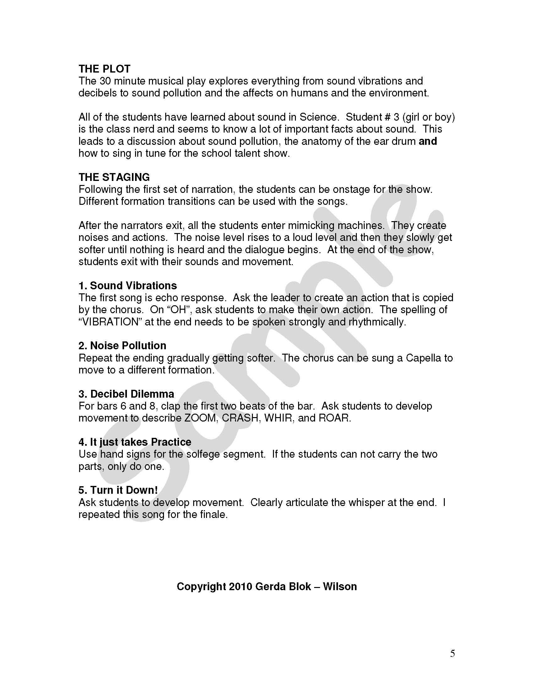 Sound Advice Book Plot Description