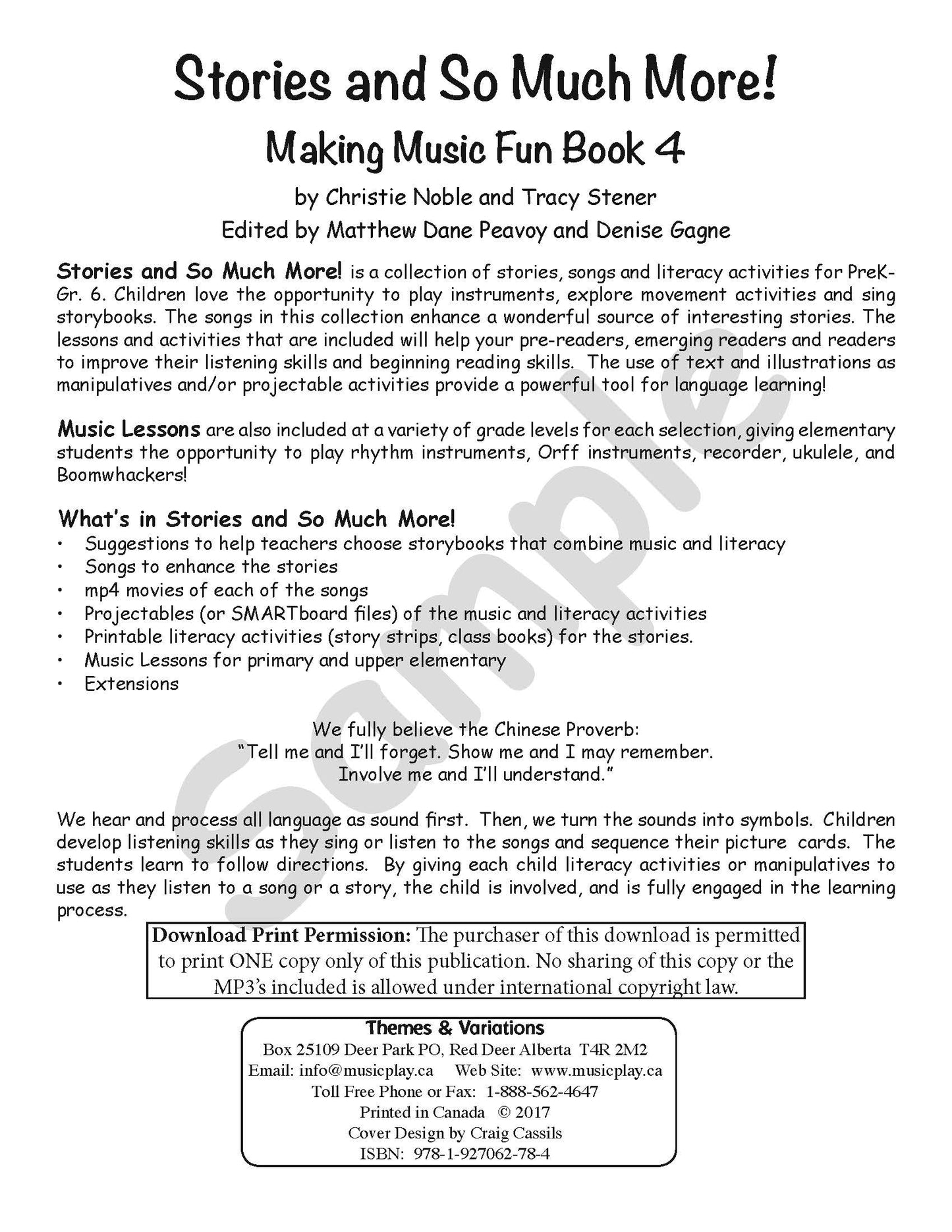 Stories and So Much More - Book 4