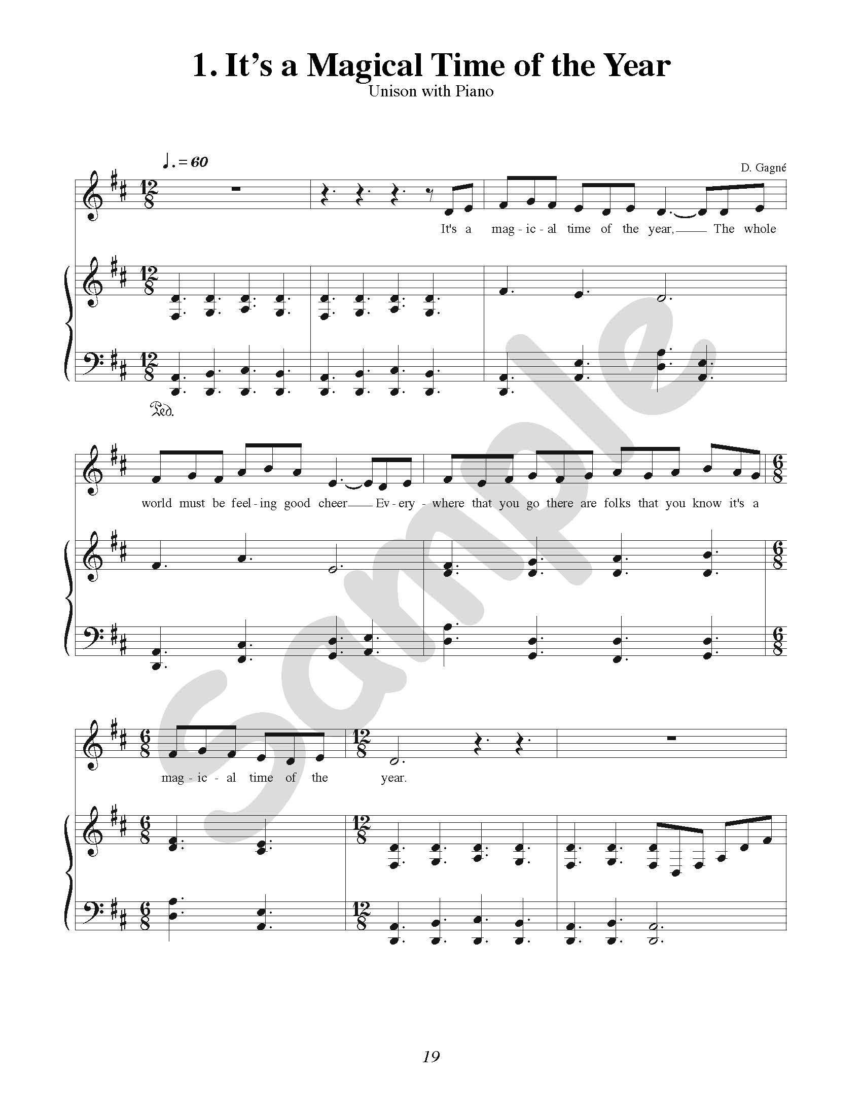 It's A Magical Time Of The Year Book Sample Song