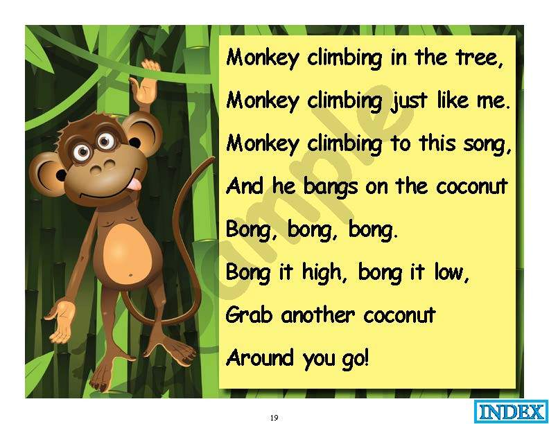 Movement Songs Children Love Projectable Monkeys