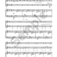 Sample page: Sheet music and lyrics for "She's Like the Swallow"
