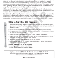 Recorder Resource Student Book 1 / Audio