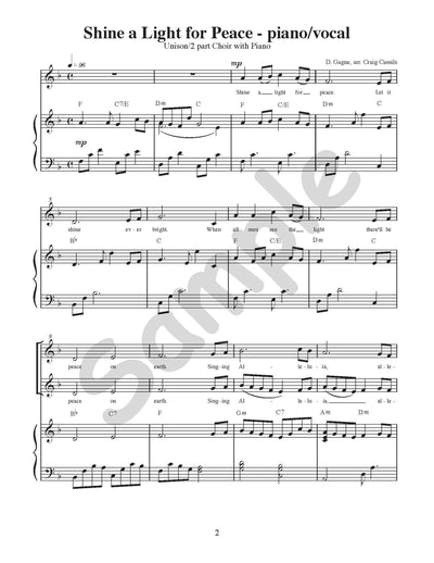 Shine A Light For Peace Single Song Kit Download