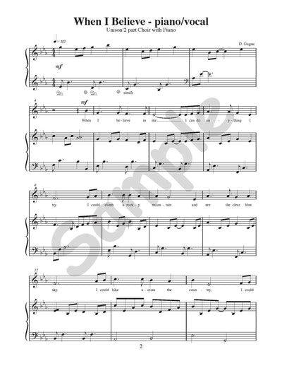 When I Believe Single Song Kit Download