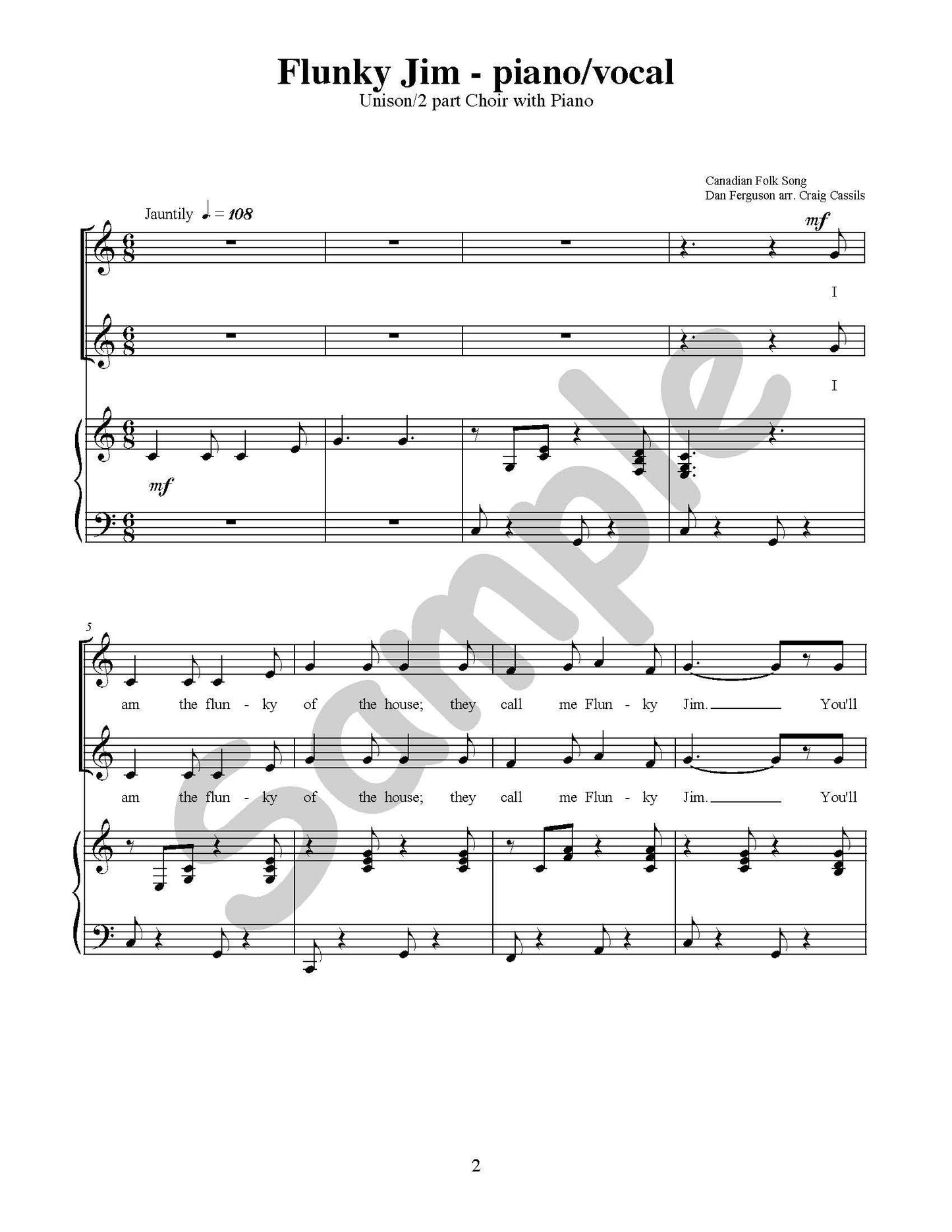 Flunky Jim Single Song Kit Download