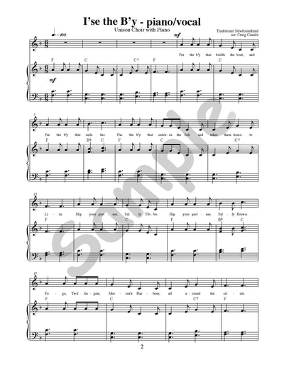 I'se the B'y Single Song Kit Download