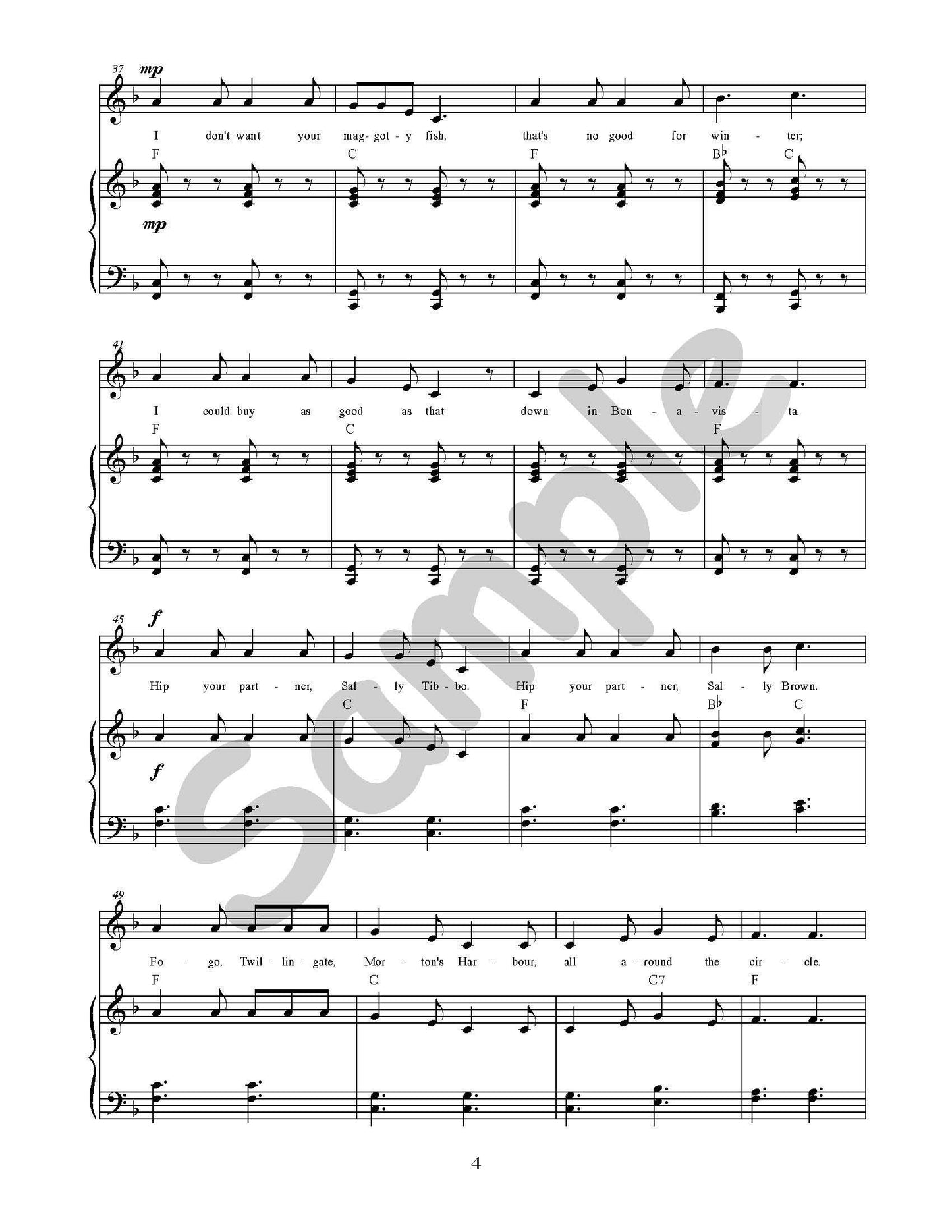 I'se the B'y Single Song Kit Download