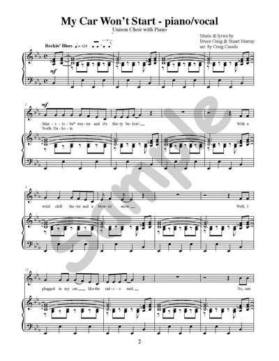 My Car Won't Start Single Song Kit Download