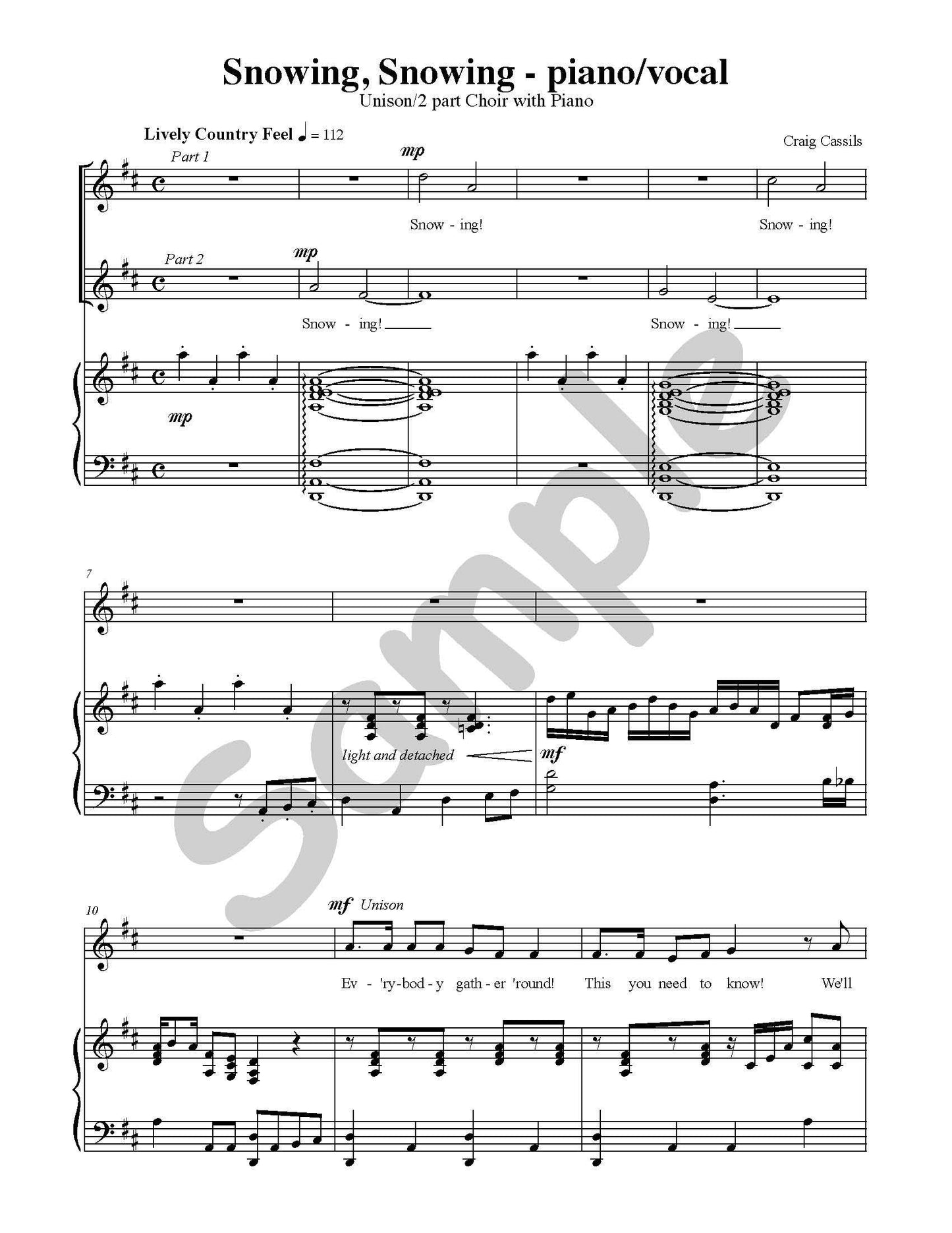 Snowing Snowing Single Song Kit Download