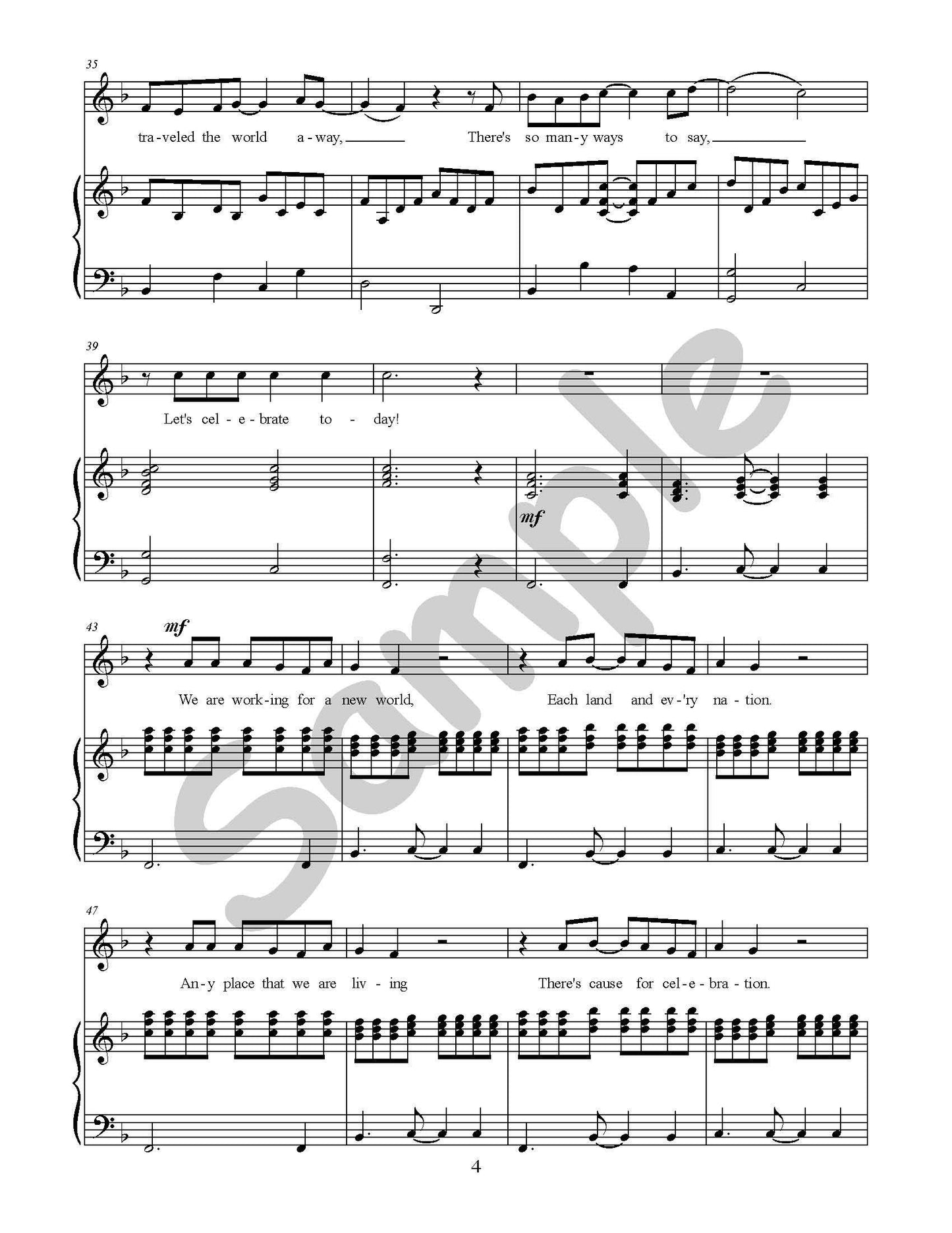 We Celebrate Single Song Kit Download