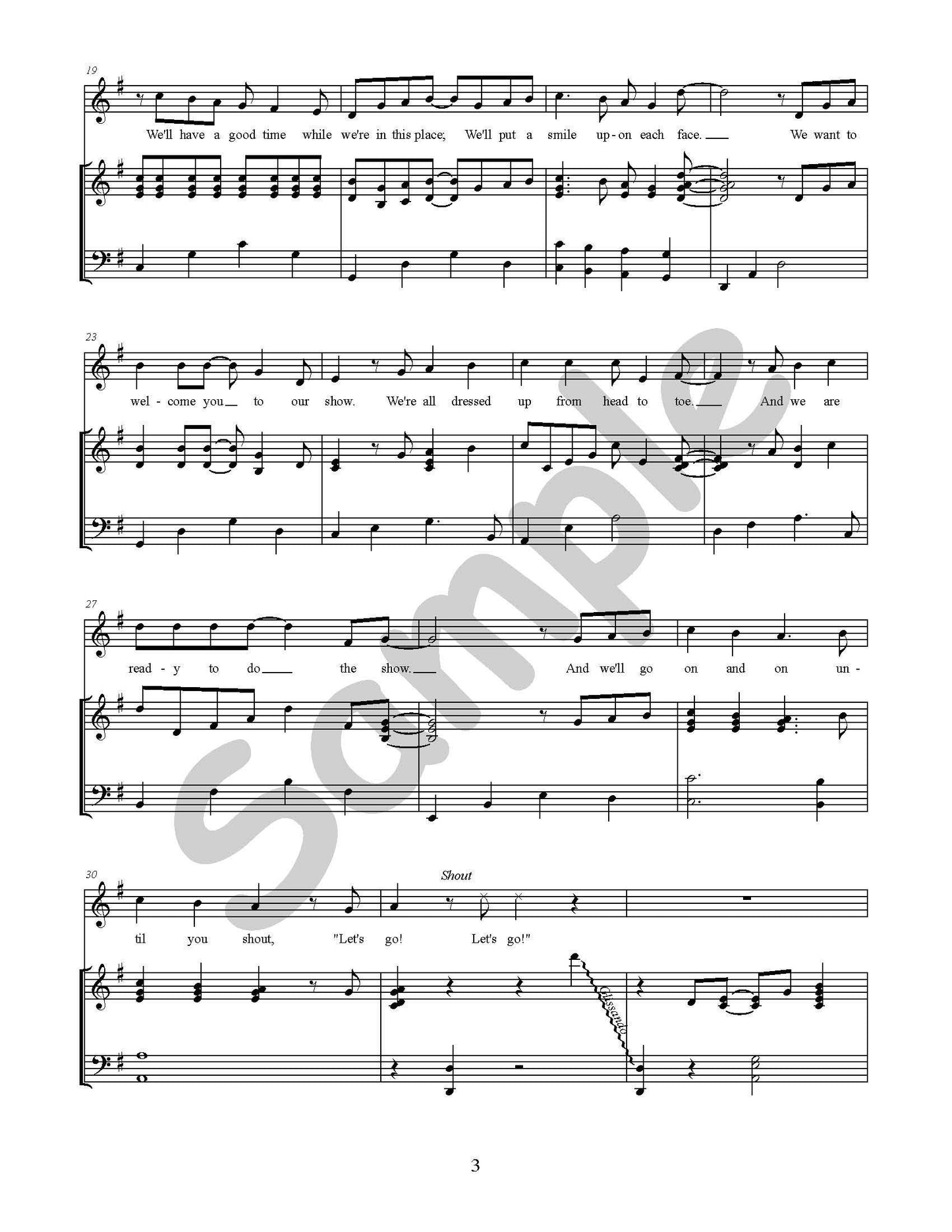 Welcome to Our Show Single Song Kit Download