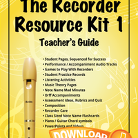 Recorder Resource Kit 1 Teacher Guide + Digital Resource