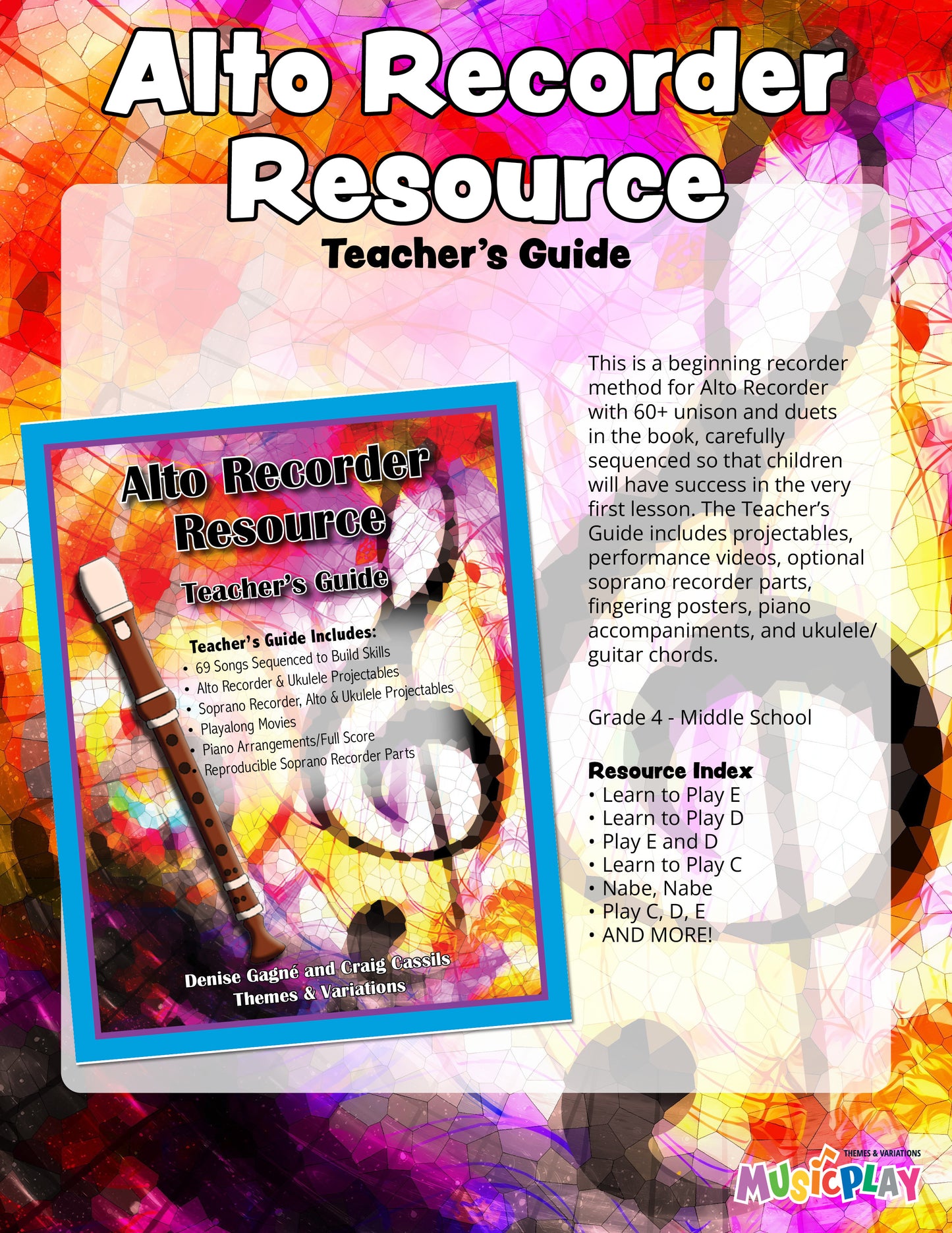 Alto Recorder Resource