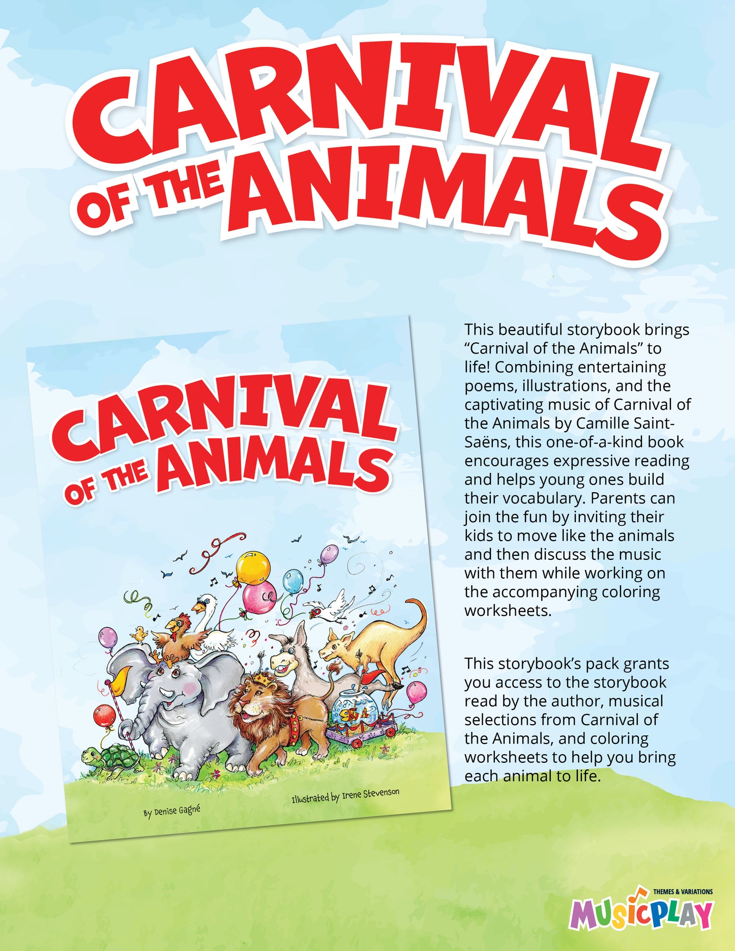 Carnival of the Animals Storybook