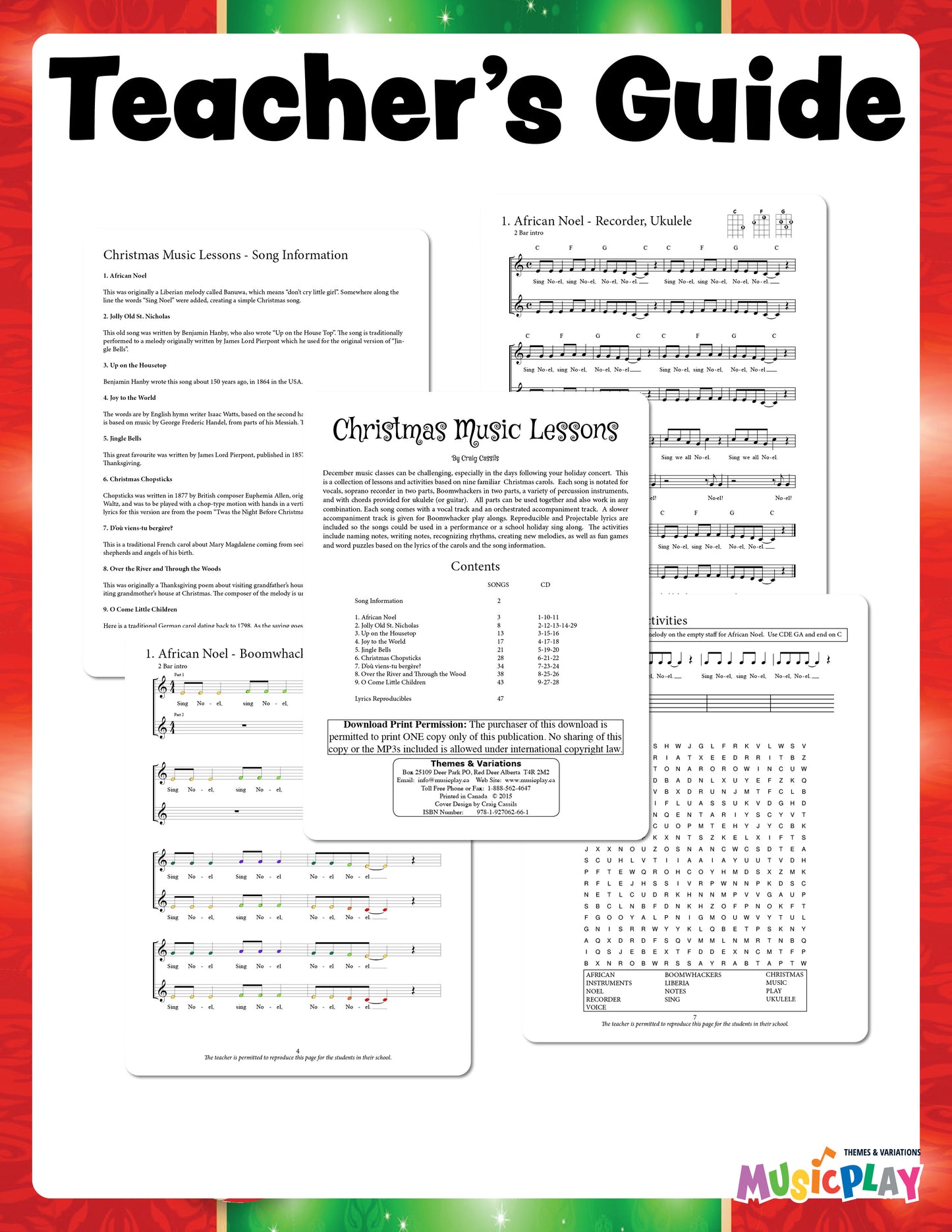 Christmas Music Lessons