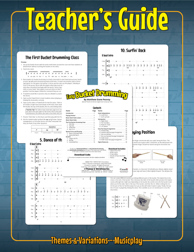 Easy Bucket Drumming Teacher's Guide Sample