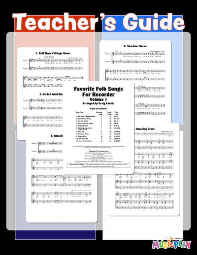 Favorite Folk Songs for Recorder