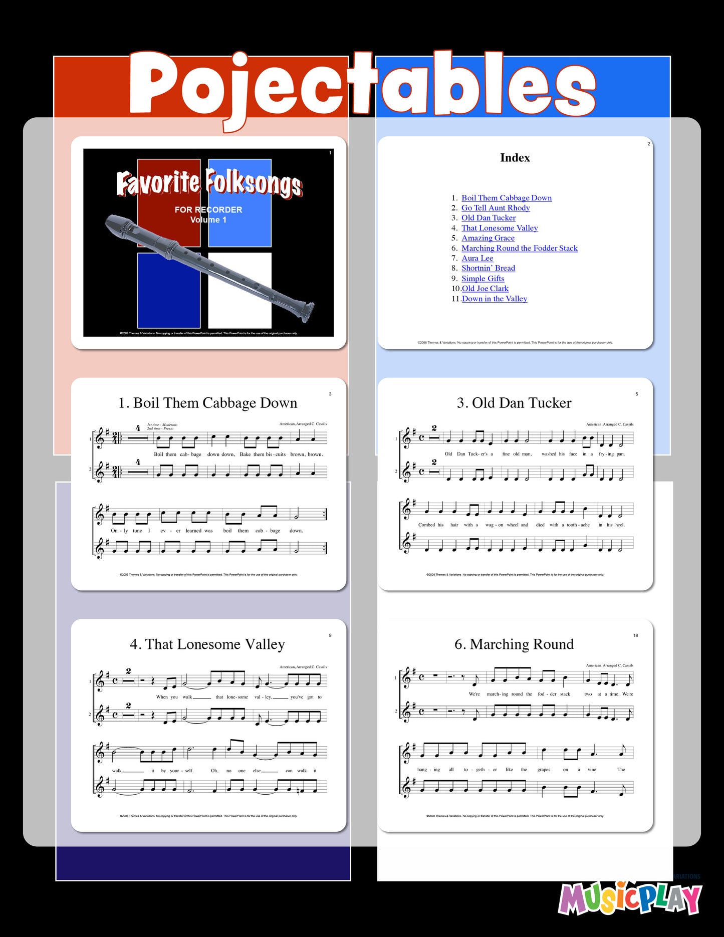 Favorite Folk Songs for Recorder
