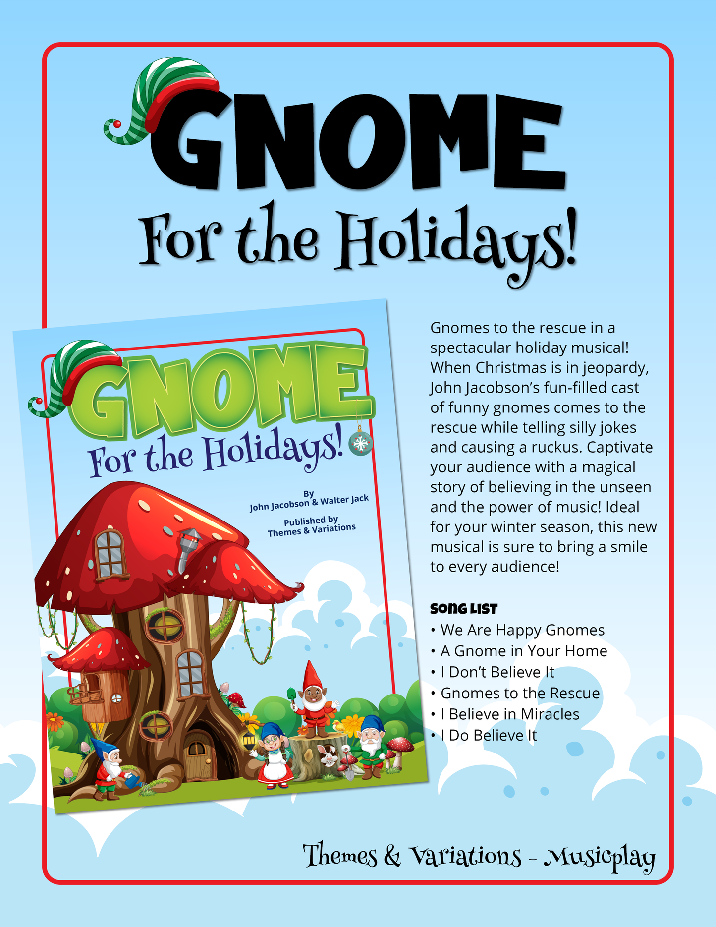 Gnomes for the Holidays! Product Info Sample