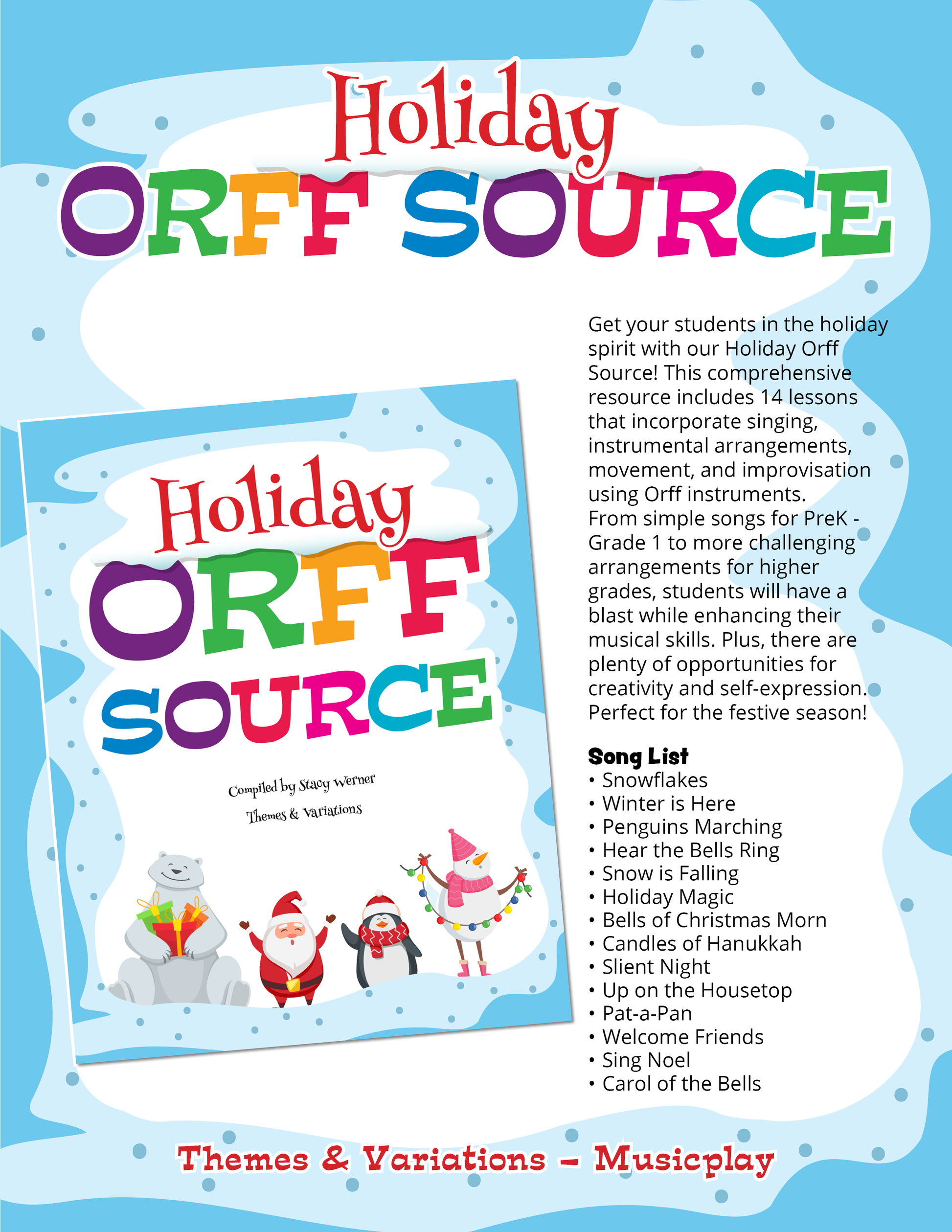 Holiday Orff Source Product Info Sample