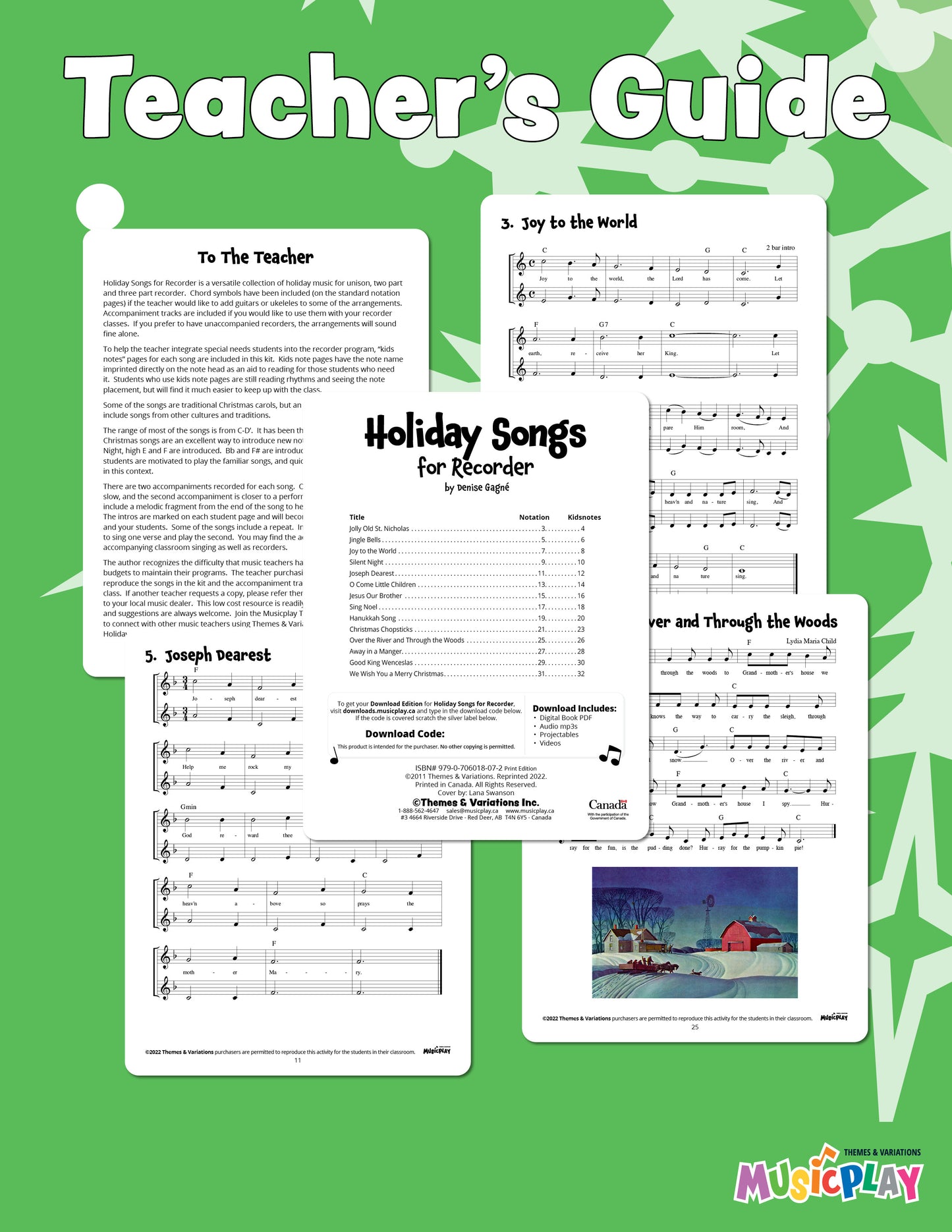Holiday Songs for Recorder