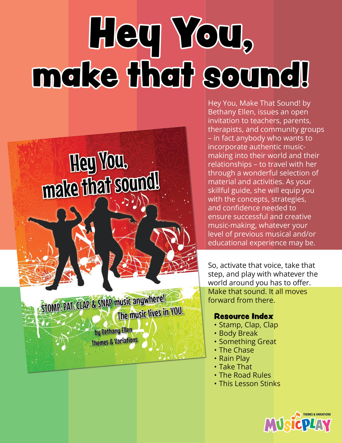 Hey You, Make That Sound!