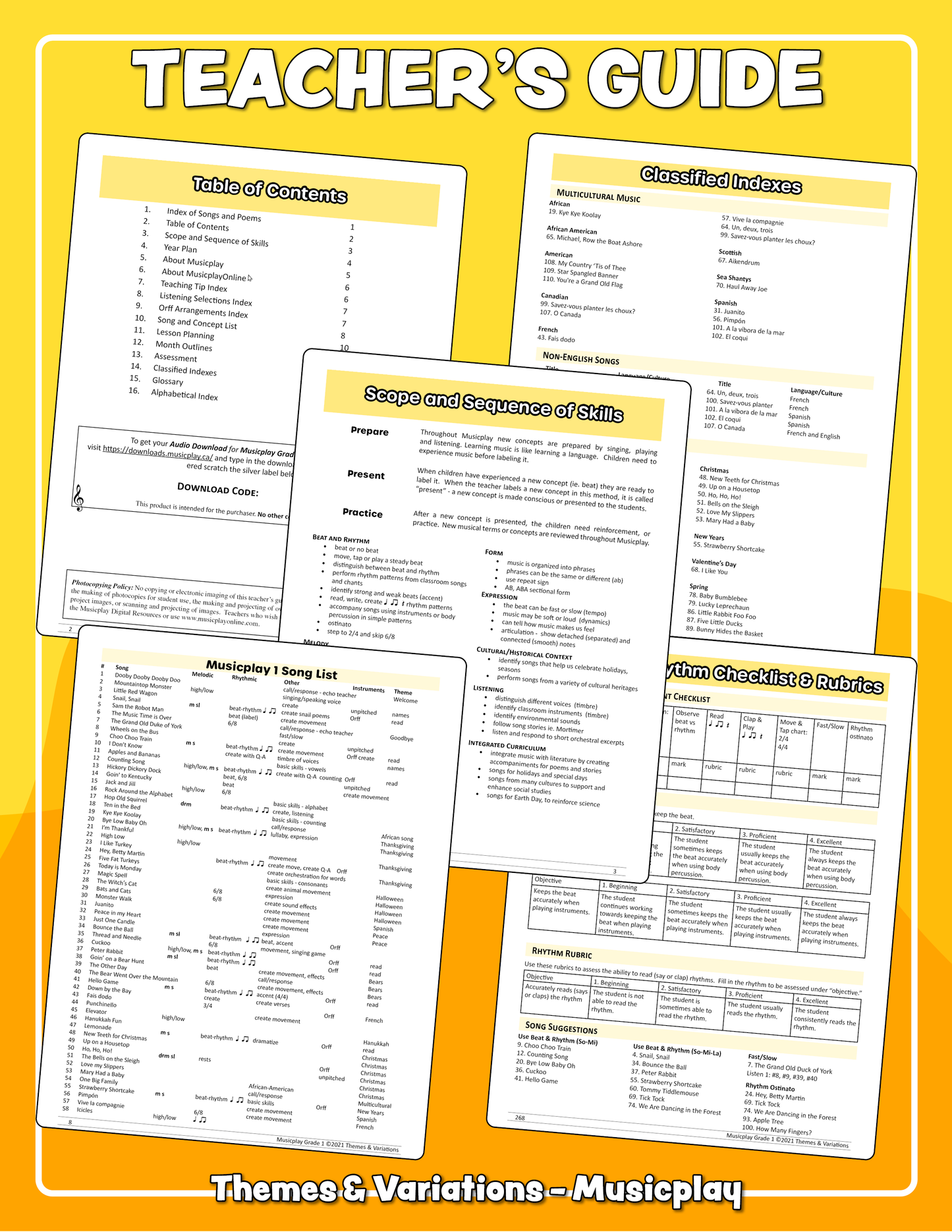 Musicplay Grade 1 Teacher's Guide Sample 2