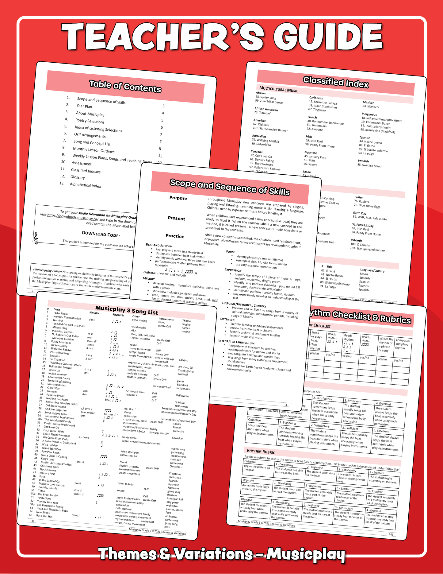 Musicplay Grade 3 Teacher's Guide Sample 2