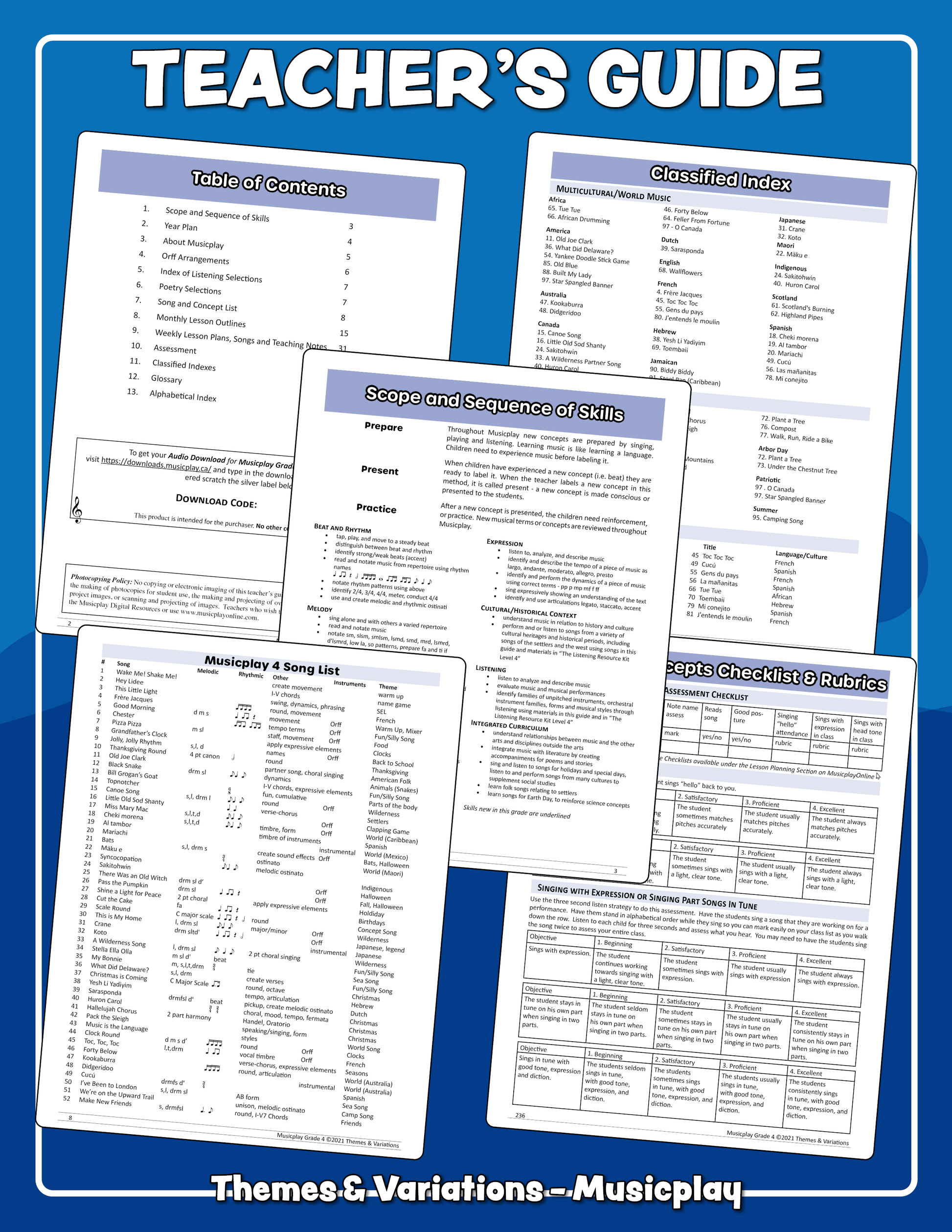 Musicplay Grade 4 Teacher's Guide Sample 2