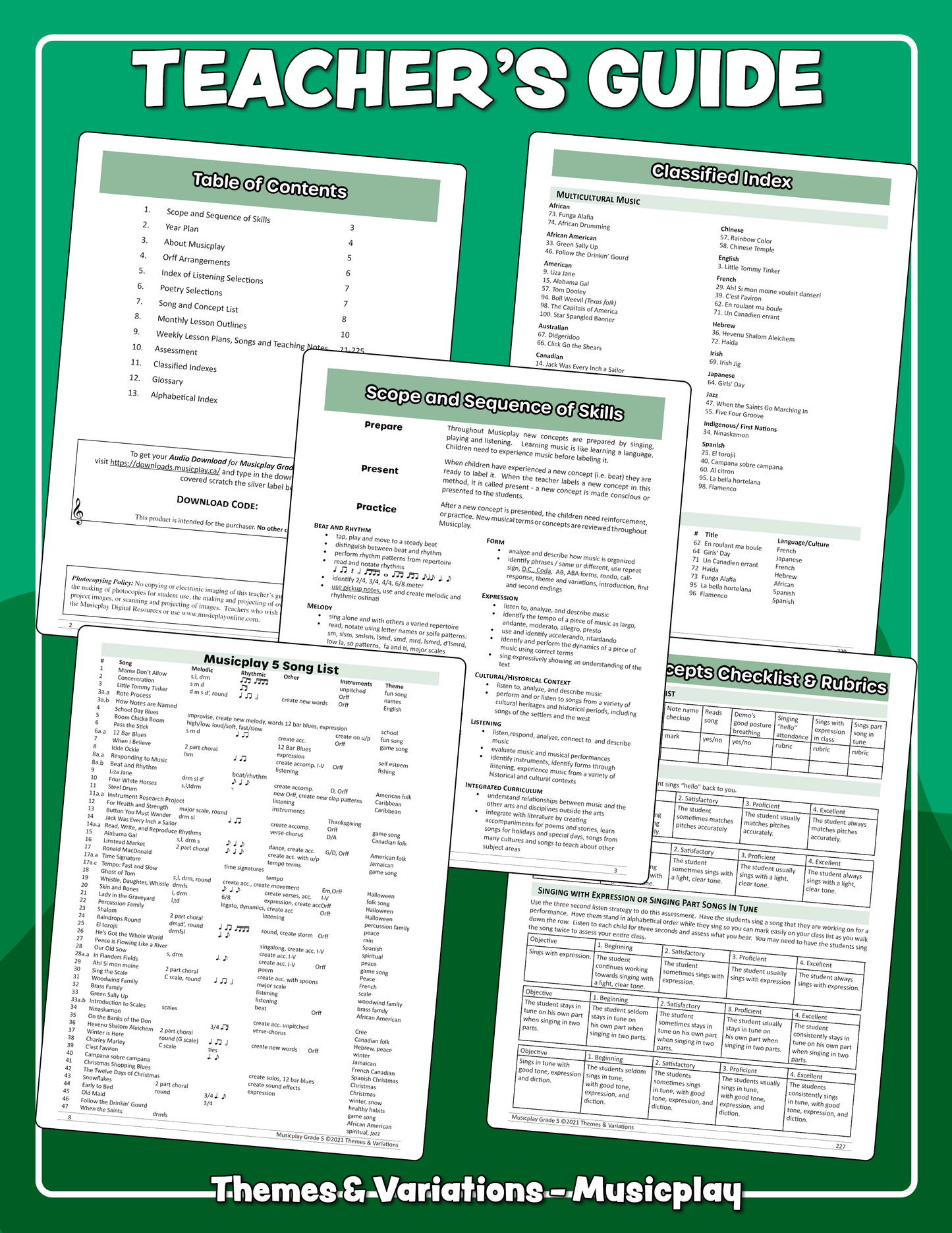 Musicplay Grade 5 Teacher's Guide Sample 2