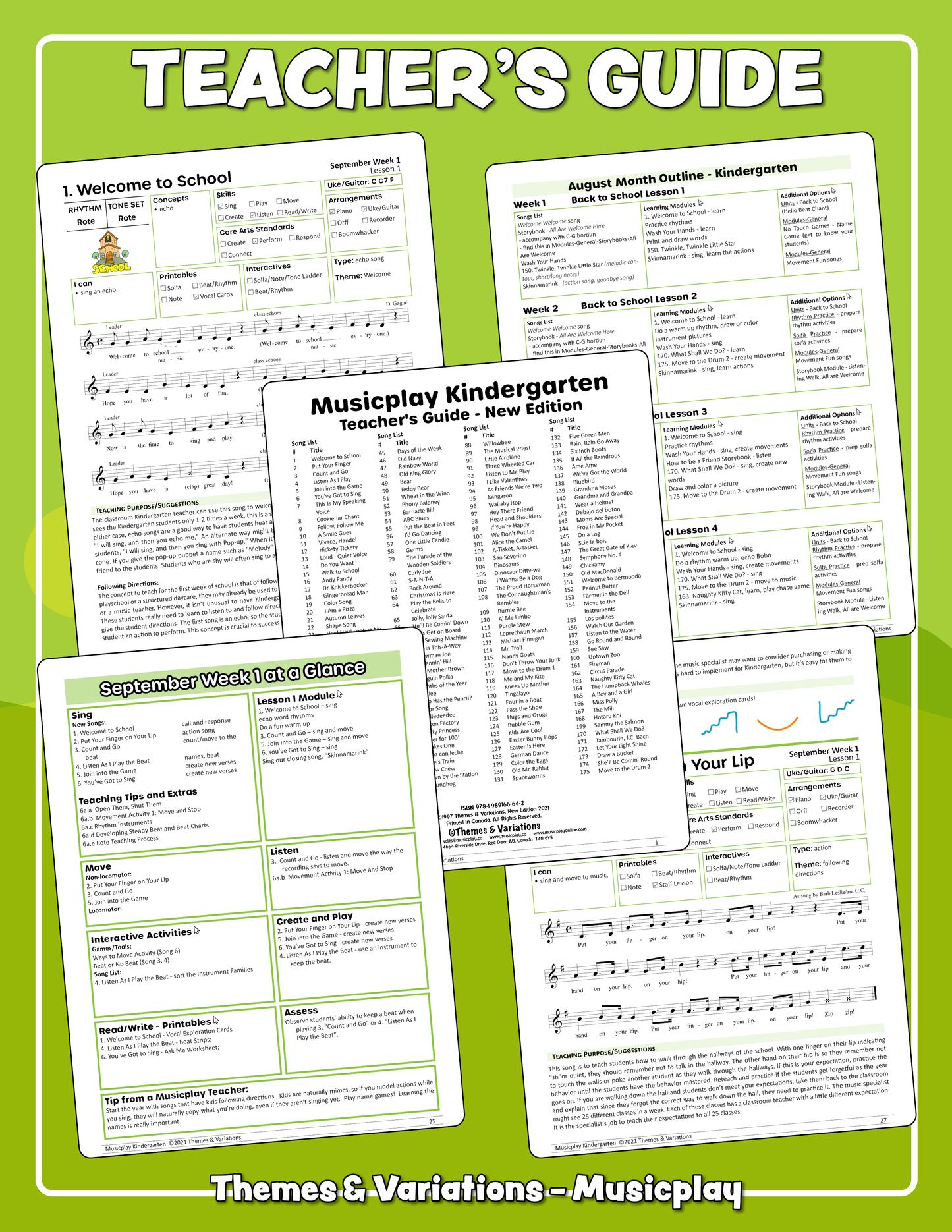 Musicplay Kindergarten Teacher's Guide Sample 1