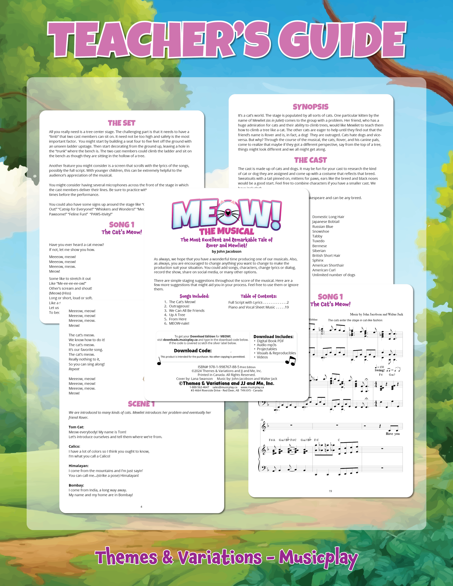 Meow Teacher's Guide Sample